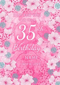 Tap to view On Your 35th Birthday Personalised Card