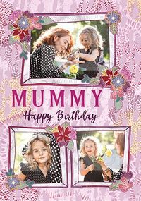 Mummy Happy Birthday Photo Card