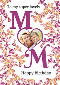 Folklore - Mum Birthday Card Photo Upload
