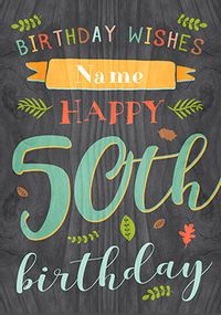 Tap to view 50th Birthday Card