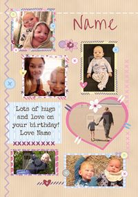 Tap to view Patchwork - Birthday Card Multi Photo Upload