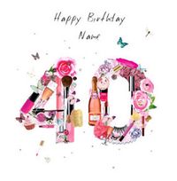 Tap to view Make Up 40th Birthday Card