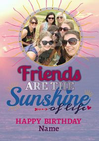 Tap to view Rhapsody - Birthday Card Friends are the Sunshine of Life