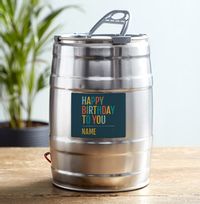 Tap to view Happy Birthday Personalised Mini 5L Keg - West Coast IPA