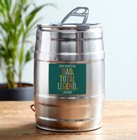 Tap to view Dad, Total Legend Personalised Mini 5L Keg - West Coast IPA