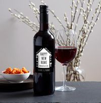 Tap to view Happy New Home Red Wine - Personalised