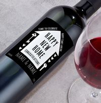 Tap to view Happy New Home Red Wine - Personalised