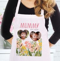 Tap to view Wild Bloom Mummy Photo Upload Personalised Apron