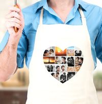 Tap to view Photo Collage Heart Apron