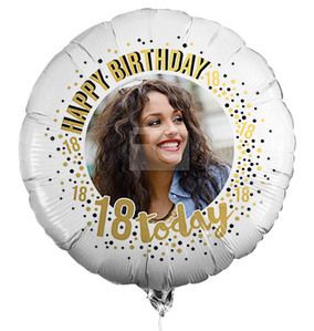 18th Birthday Photo Upload Balloon