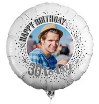 30th Birthday Personalised Photo Balloon