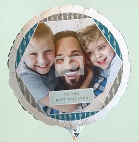 To The Best Dad Ever Full Photo Balloon