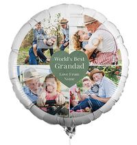 Tap to view World's Best Grandad Multi Photo Balloon