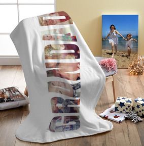 Grandad Photo Upload Personalised Blanket