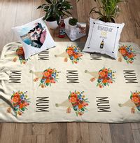 Mum Personalised Blanket
