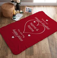 My Happy Place Personalised Blanket