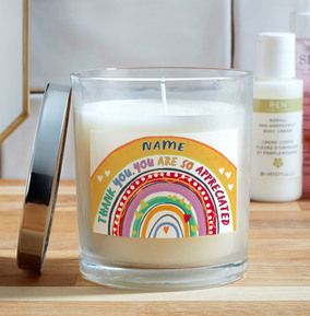 You Are So Appreciated Personalised Candle