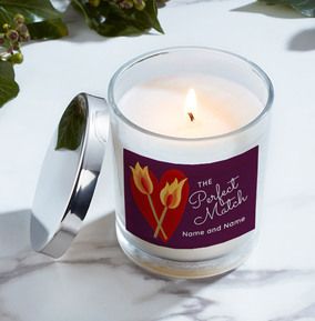 The Perfect Match Personalised Candle