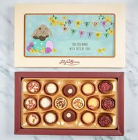 Tap to view Happy Easter Personalised Chocolates - Box of 16