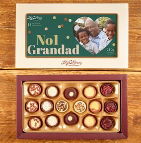 No. 1 Grandad Photo Upload Chocolates - Box of 18
