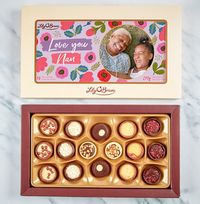 Love You Nan Personalised Photo Chocolates - Box of 18