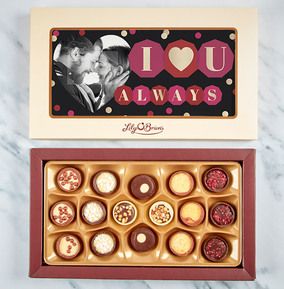 I Love You Always Photo Chocolates - Box of 18