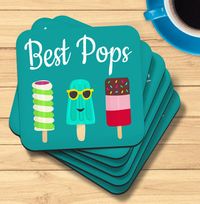 Best Pops Personalised Coaster