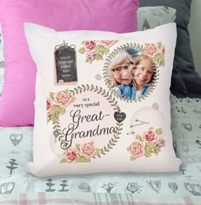Great Grandma Photo Cushion