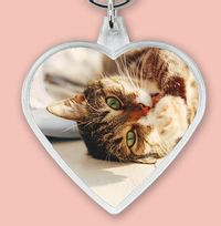 Tap to view Full Photo Cat Heart Keyring