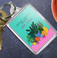 Tap to view Plant Life New Home Portrait Keyring