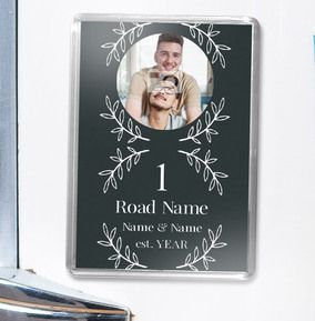 Wild Leaves New Home Photo Magnet - Portrait