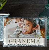 Grandma Glitter Photo Block - Landscape