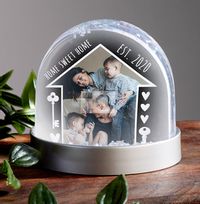 Tap to view New Home Photo Snow Globe