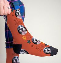Tap to view Best Fur Dad Novelty Photo Upload Socks