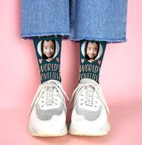 Tap to view Loveliest Mummy Mother's Day Novelty Photo Socks