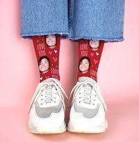 Tap to view Love You Photo Socks