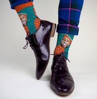 Tap to view Christmas Cracker For Him Novelty Photo Upload Sock