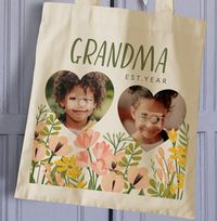 Tap to view Grandma Mother's Day Photo Tote Bag