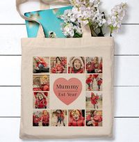 Tap to view Mummy Mother's Day Multi-Photo Tote Bag
