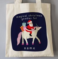 Tap to view Magical Christmas Goodies Personalised Tote Bag