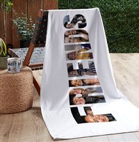 Friends Photo Upload Personalised Towel