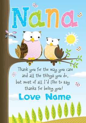 grandma nan birthday cards funky pigeon
