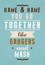 Tap to view We Go Together - Bangers Mash Poster