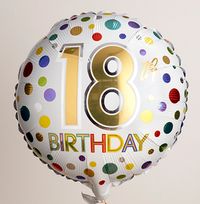 18th Birthday Spots Balloon