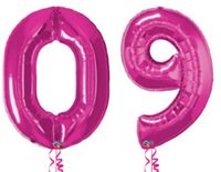 Tap to view 5 Giant Number Balloon
