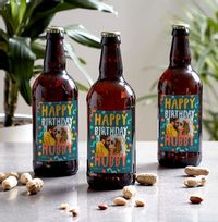 Tap to view Happy Birthday Hubby Photo Upload Beer - Multi Pack