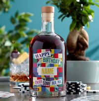 Happy Birthday Personalised Rum