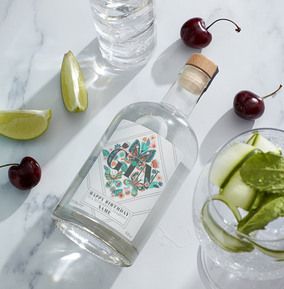 Happy Birthday To A  Wonderful Daughter Personalised Gin