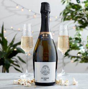 Company Logo and Text Prosecco