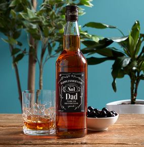 No1 Dad Father's Day Personalised Whisky